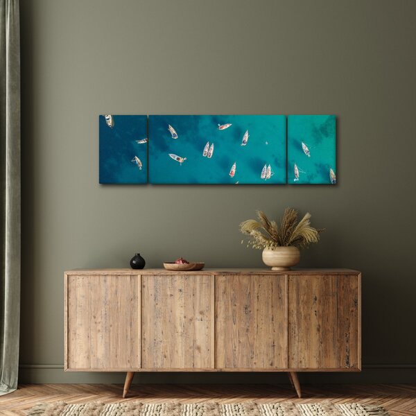 Obraz - Plachetnice (170x50 cm)