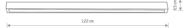 Stropní svítidlo Nowodvorski STRAIGHT LED WHITE CEILING 120 7556