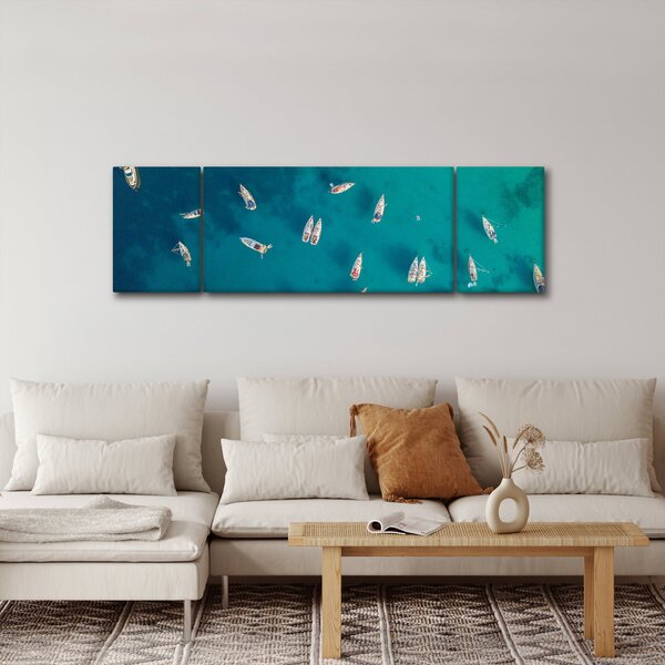 Obraz - Plachetnice (170x50 cm)