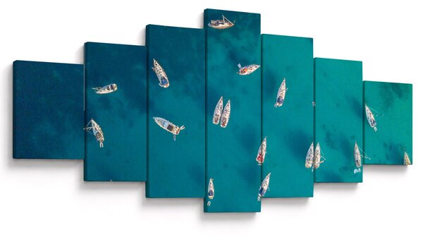 Obraz - Plachetnice (210x100 cm)