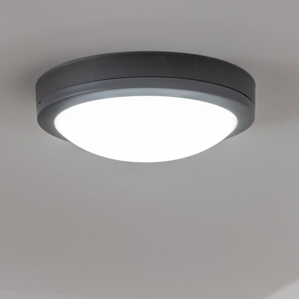 Brilagi - LED Venkovní stropní svítidlo LED/20W/230V pr. 23 cm IP54 antracit