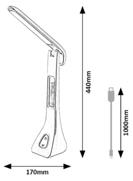 Rabalux stolní lampa Amato LED 7W DIM 74042