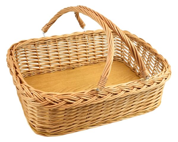 Proutídekorace Proutěný tác se sklopnými uchy 50 cm