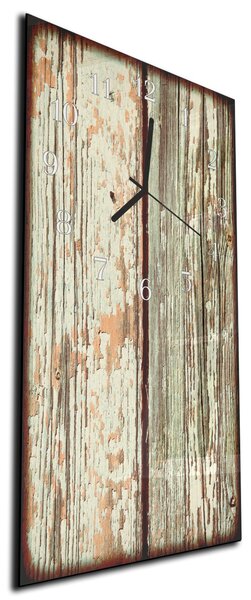 Nástěnné hodiny dřevo 30x60cm III - plexi