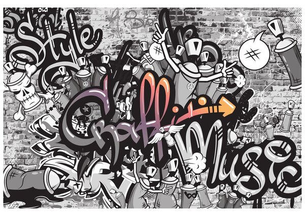 Tapeta moderní graffiti umění