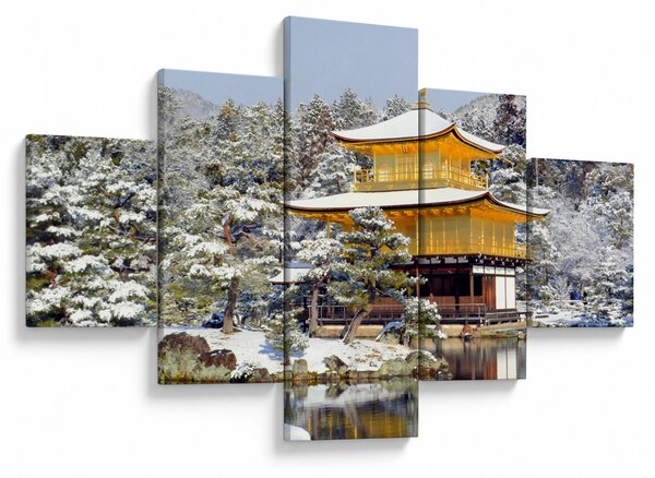 Obraz - Kinkakudži, Japonsko (125x70 cm)