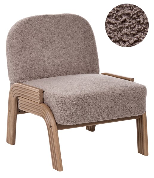 Křeslo ORTEN Buklé Taupe