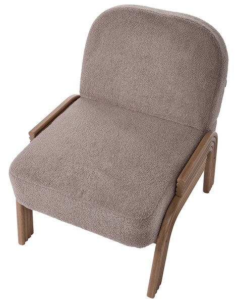 Křeslo ORTEN Buklé Taupe