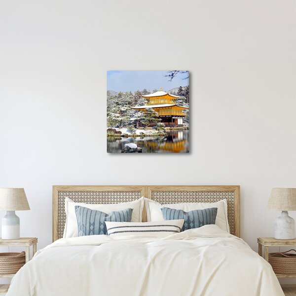 Obraz - Kinkakudži, Japonsko (30x30 cm)