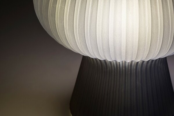 Rabalux stolní lampa Vinelle E14 1x MAX 60W kouřové sklo 74024