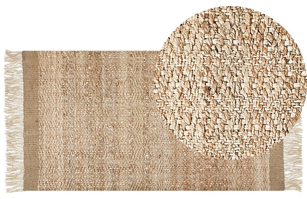 Jutový koberec 80 x 150 cm béžový ABANA