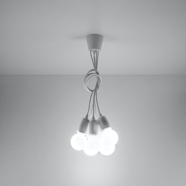 Sollux SL.0571 - Lustr na lanku DIEGO 5xE27/60W/230V