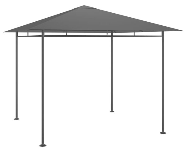 Altán 3 x 3 x 2,7 m antracitový 180 g/m²
