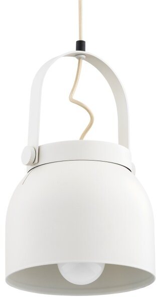 Argon 8280 - Lustr na lanku LOGAN 1xE27/15W/230V pr. 20 cm bílá