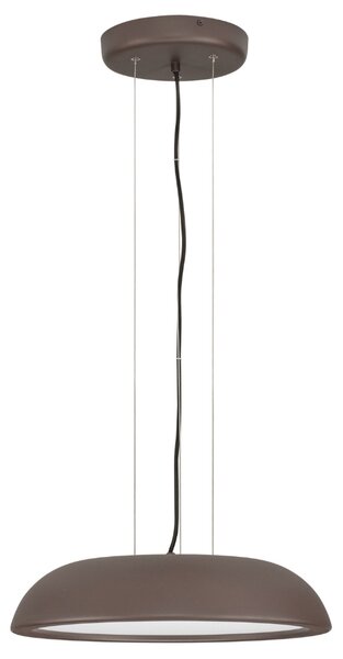 Nova Luce Hnědé kovové závěsné LED světlo Felicia 45 cm