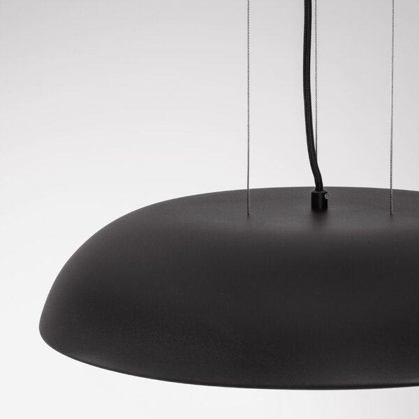 Nova Luce Černé kovové závěsné LED světlo Felicia 45 cm
