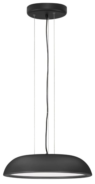 Nova Luce Černé kovové závěsné LED světlo Felicia 45 cm