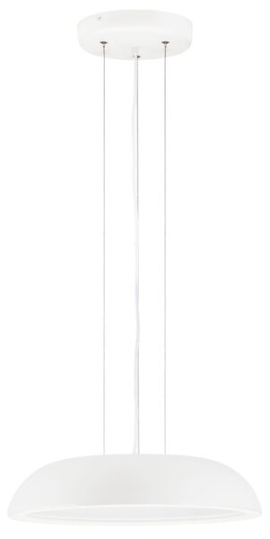 Nova Luce Bílé kovové závěsné LED světlo Felicia 45 cm