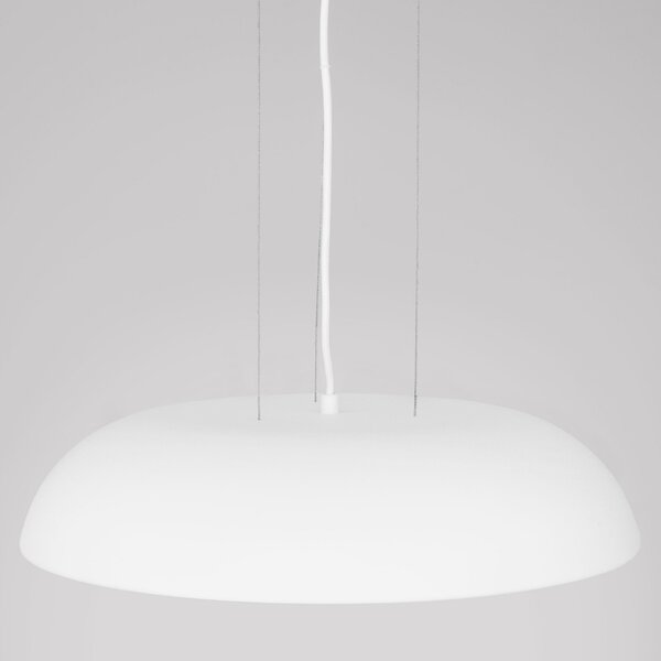 Nova Luce Bílé kovové závěsné LED světlo Felicia 45 cm
