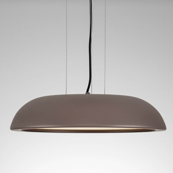 Nova Luce Hnědé kovové závěsné LED světlo Felicia 45 cm