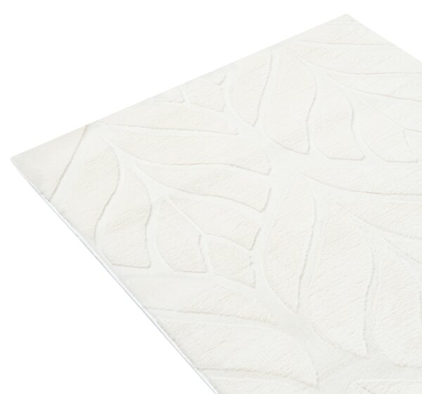 Koberec z umělé kožešiny MITCHELL Krémově bílá 80 x 300 cm