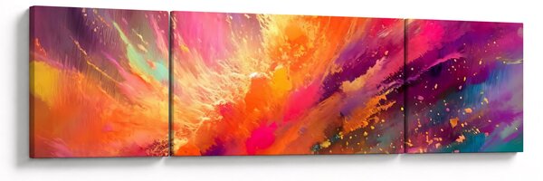 Obraz - Dynamická abstrakce (170x50 cm)