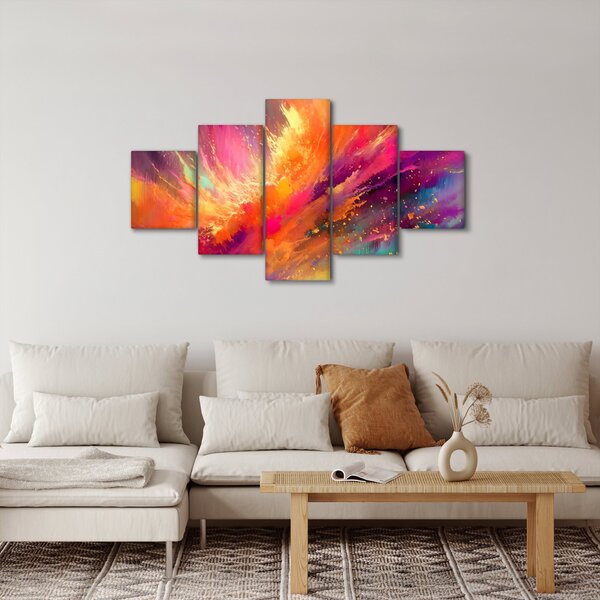 Obraz - Dynamická abstrakce (125x70 cm)