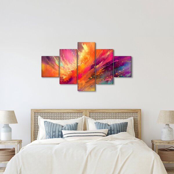 Obraz - Dynamická abstrakce (125x70 cm)