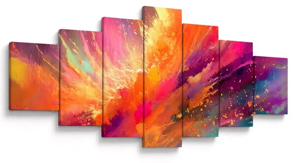 Obraz - Dynamická abstrakce (210x100 cm)