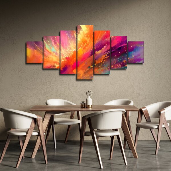 Obraz - Dynamická abstrakce (210x100 cm)