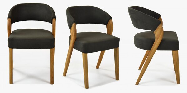 Designová luxusní židle - dub, Almondo