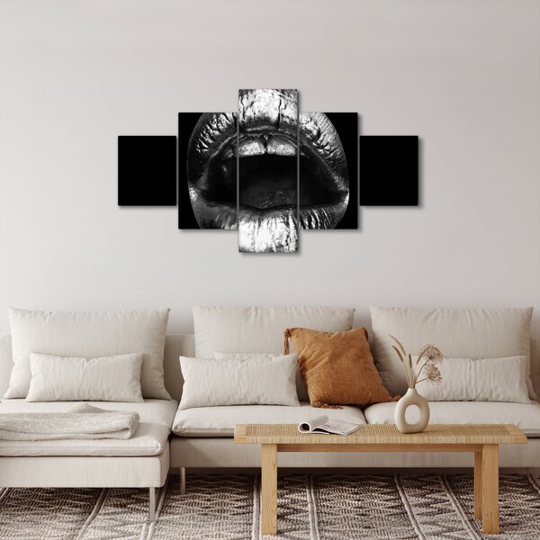 Obraz - Lesklé rty (125x70 cm)
