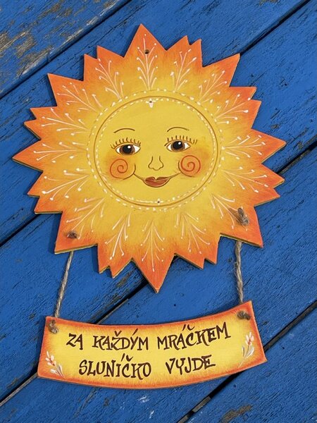 Keramické Sluníčko Naděje – Za každým mráčkem sluníčko vyjde