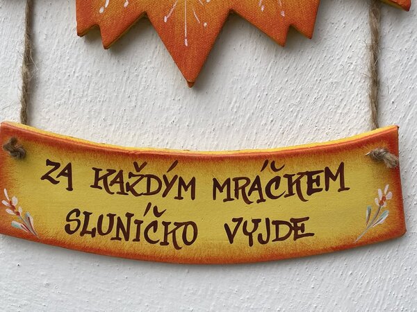 Keramické Sluníčko Naděje – Za každým mráčkem sluníčko vyjde