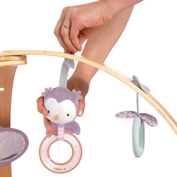 Ingenuity - Dětská hrací deka CALLA růžová