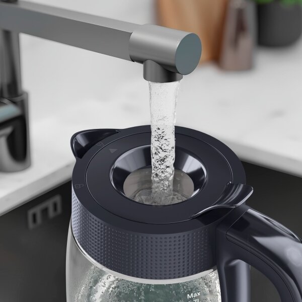 Tefal - Rychlovarná konvice MORNING GLASS 1,7 l 2000W/230V