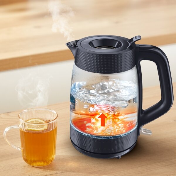 Tefal - Rychlovarná konvice MORNING GLASS 1,7 l 2000W/230V