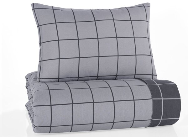 Minimalistické bavlněné povlečení s geometrickým vzorem Tia