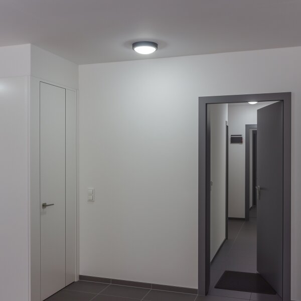 Brilagi - LED Venkovní stropní svítidlo LED/20W/230V pr. 23 cm IP54 antracit