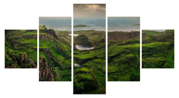 Obraz - Quiraing, Skotsko (125x70 cm)