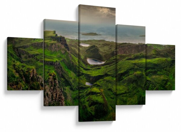 Obraz - Quiraing, Skotsko (125x70 cm)