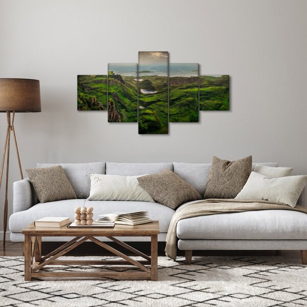 Obraz - Quiraing, Skotsko (125x70 cm)