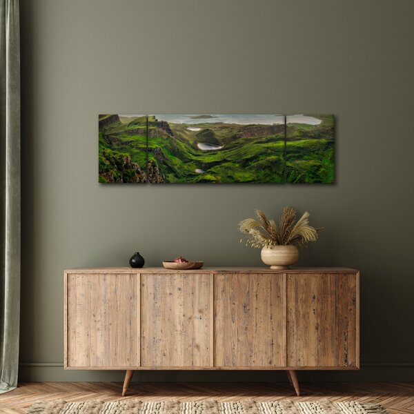 Obraz - Quiraing, Skotsko (170x50 cm)