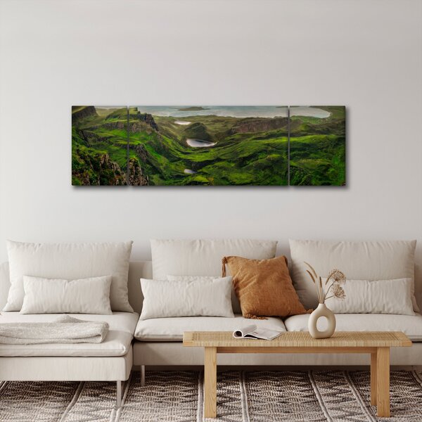 Obraz - Quiraing, Skotsko (170x50 cm)