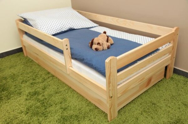 Via-nábytek Dětská postel HUGO Rozměry: 80 x 160, Povrchová úprava postele: Borovice (lakovaná)