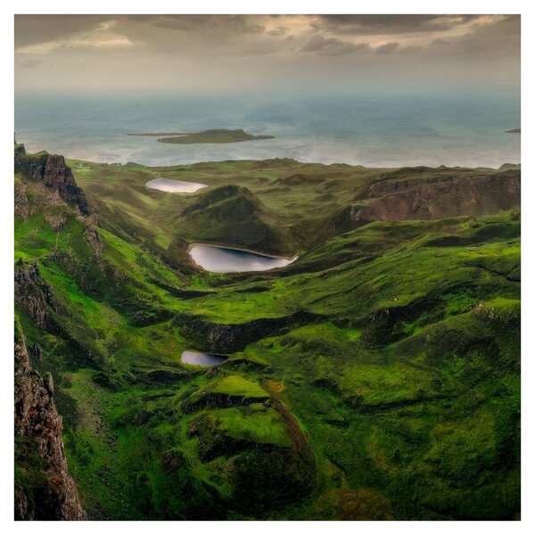 Obraz - Quiraing, Skotsko (30x30 cm)