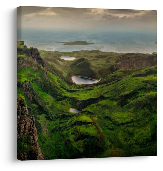 Obraz - Quiraing, Skotsko (30x30 cm)