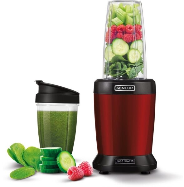 Sencor - Smoothie nutri mixér 1000W/230V červená
