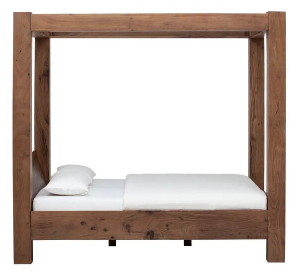 Sob nábytek - Postel s nebesy Verona masiv dřevo akácie - F0A2929W 140x200