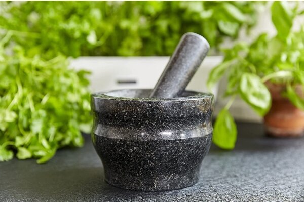 Cole&Mason - Granitový hmoždíř s tloučkem GRANITE pr. 18 cm žula/černá
